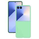 For Samsung Galaxy Z Flip5 Kalebol Paint-sprayed Solid Color PC Phone Case(Light Green) - 1