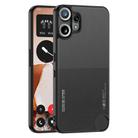 For Nothing CMF Phone 2 Pro GKK Skin Feel Leather Phone Case(Black) - 1