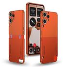 For Nothing CMF Phone 2 Pro GKK Mortise-Tenon Connection Contrast Color Shockproof Phone Case(Orange Red) - 1