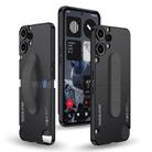 For Nothing CMF Phone 2 Pro GKK Mortise-Tenon Connection Contrast Color Phone Case with Silicone Wristband(Black) - 1
