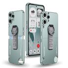 For Nothing CMF Phone 2 Pro GKK Mortise-Tenon Connection Contrast Color Phone Case with Ring Wrist Strap(Blue) - 1