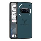 For Nothing Phone 3a GKK Skin Feel Leather Elk Phone Case(Forest Green) - 1