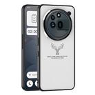 For Nothing Phone 3a Pro GKK Skin Feel Leather Elk Phone Case(White) - 1