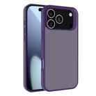 For iPhone 17 Pro Max Kalebol Frosted PC Hybrid TPU Phone Case(Dark Purple) - 1