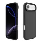 For iPhone 17 Air Kalebol Frosted PC Hybrid TPU Phone Case(Black) - 1