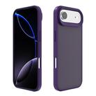 For iPhone 17 Air Kalebol Frosted PC Hybrid TPU Phone Case(Dark Purple) - 1
