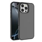 For iPhone 16 Pro Max Kalebol Frosted PC Hybrid TPU Phone Case(Black) - 1