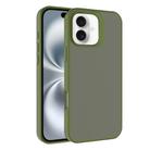 For iPhone 16 Kalebol Frosted PC Hybrid TPU Phone Case(Deep Green) - 1