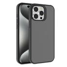 For iPhone 15 Pro Kalebol Frosted PC Hybrid TPU Phone Case(Black) - 1