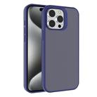 For iPhone 15 Pro Kalebol Frosted PC Hybrid TPU Phone Case(Blue) - 1