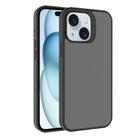 For iPhone 15 Plus Kalebol Frosted PC Hybrid TPU Phone Case(Black) - 1