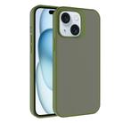 For iPhone 15 Plus Kalebol Frosted PC Hybrid TPU Phone Case(Deep Green) - 1