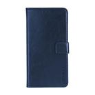 For iPhone XS dewei Crazy Horse Texture Horizontal Flip Leather Case with Holder & Card Slots & Wallet(Blue) - 2