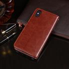 For iPhone XS dewei Crazy Horse Texture Horizontal Flip Leather Case with Holder & Card Slots & Wallet(Brown) - 3