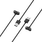 For Ticwatch Pro 5 xDfind USB Interface Smart Watch Charging Cable, Length: 1m(Black) - 2