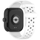 For Xiaomi Smart Band 9 Pro/8 Pro/Redmi Watch 5/4 xDfind BreathableHole Solid Color Silicone Watch Band(White) - 2
