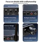 Portable Bluetooth Receiver Audio AUX Adapter Supports USB Disk, TF Card With Remote Control(Black) - 5