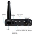 Portable Bluetooth Receiver Audio AUX Adapter Supports USB Disk, TF Card With Remote Control(Black) - 7