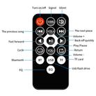 Portable Bluetooth Receiver Audio AUX Adapter Supports USB Disk, TF Card With Remote Control(Black) - 8