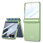 For Samsung Galaxy Z Flip7 5G GKK Integrated HD Film Magnetic Full Coverage Flip Phone Case(Matcha Green) - 1