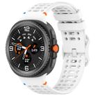 For Samsung Galaxy Watch 8 / 8 Classic xDfind Ladder Buckle Silicone Watch Band(White) - 1