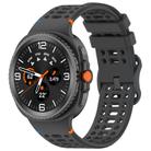 For Samsung Galaxy Watch 8 / 8 Classic xDfind Ladder Buckle Silicone Watch Band(Official Space Grey) - 1