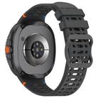 For Samsung Galaxy Watch 8 / 8 Classic xDfind Ladder Buckle Silicone Watch Band(Official Space Grey) - 2