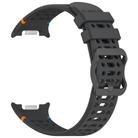 For Samsung Galaxy Watch 8 / 8 Classic xDfind Ladder Buckle Silicone Watch Band(Official Space Grey) - 3