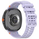 For Samsung Galaxy Watch 8 / 8 Classic xDfind Ladder Buckle Silicone Watch Band(Official Purple) - 2