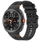 For Samsung Galaxy Watch 8 / 8 Classic xDfind Ladder Buckle Silicone Watch Band(Black) - 1