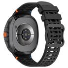 For Samsung Galaxy Watch 8 / 8 Classic xDfind Ladder Buckle Silicone Watch Band(Black) - 2