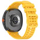 For Samsung Galaxy Watch 8 / 8 Classic xDfind Ladder Buckle Silicone Watch Band(Yellow) - 2