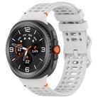 For Samsung Galaxy Watch 8 / 8 Classic xDfind Ladder Buckle Silicone Watch Band(Light Grey) - 1