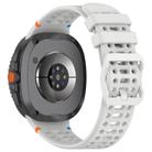 For Samsung Galaxy Watch 8 / 8 Classic xDfind Ladder Buckle Silicone Watch Band(Light Grey) - 2