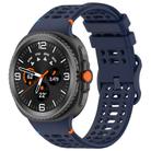 For Samsung Galaxy Watch 8 / 8 Classic xDfind Ladder Buckle Silicone Watch Band(Midnight Blue) - 1