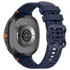 For Samsung Galaxy Watch 8 / 8 Classic xDfind Ladder Buckle Silicone Watch Band(Midnight Blue) - 2