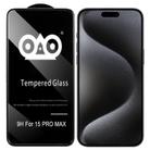 For iPhone 15 Pro Max Shockproof Anti-breaking Edge Airbag Tempered Glass Film - 1
