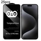 For iPhone 15 Pro Max 25pcs Shockproof Anti-breaking Edge Airbag Tempered Glass Film - 1