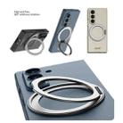 For Samsung Galaxy Z Fold7 5G GKK Integrated Ultra-thin Full Cover Magnetic Phone Case with Rotating Bracket(Grey) - 3