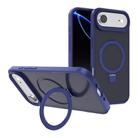 For iPhone 17 Air Kalebol Frosted MagSafe Holder PC Phone Case(Royal Blue) - 1