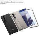 For Samsung Galaxy Z Fold7 5G GKK Integrated Ultra-thin Full Cover Phone Case with Bracket(Grey) - 3