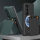 For Samsung Galaxy Z Fold7 5G GKK Integrated Magnetic Folding Card Bag Phone Case(Carbon Fiber) - 4