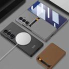 For Samsung Galaxy Z Fold7 5G GKK Integrated Magnetic Folding Card Bag Phone Case(Titanium Grey) - 3