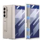 For Samsung Galaxy Z Fold7 5G GKK Integrated HD Film Magnetic Folding Full Cover Phone Case(Titanium Grey) - 1