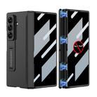 For Samsung Galaxy Z Fold7 5G GKK Integrated Privacy Film Magnetic Folding Full Cover Phone Case(Black) - 1