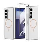 For Samsung Galaxy Z Fold7 5G GKK Integrated Ultra-thin MagSafe Magnetic Folding Phone Case(Silver) - 1