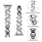 For Apple Watch 42 / 44 / 45 / 46 / 49mm 20mm xDfind Small Twist Diamond Metal Watch Band(Silver) - 3