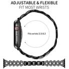 For Apple Watch 38 / 40 / 41 / S10 42mm 20mm xDfind Small Twist Diamond Metal Watch Band(Black) - 2
