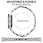 For Samsung Galaxy Watch FE/7/6/5/4 Classic 20mm xDfind Small Twist Diamond Metal Watch Band(Silver) - 2