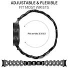 For Samsung Galaxy Watch FE/7/6/5/4 Classic 20mm xDfind Small Twist Diamond Metal Watch Band(Black) - 2